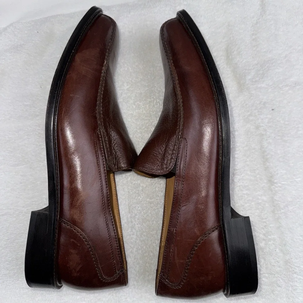 BOSTONIAN First Flex‎ Men's Brown Leather Slip On Loafer 22816 Size 10.5 M
